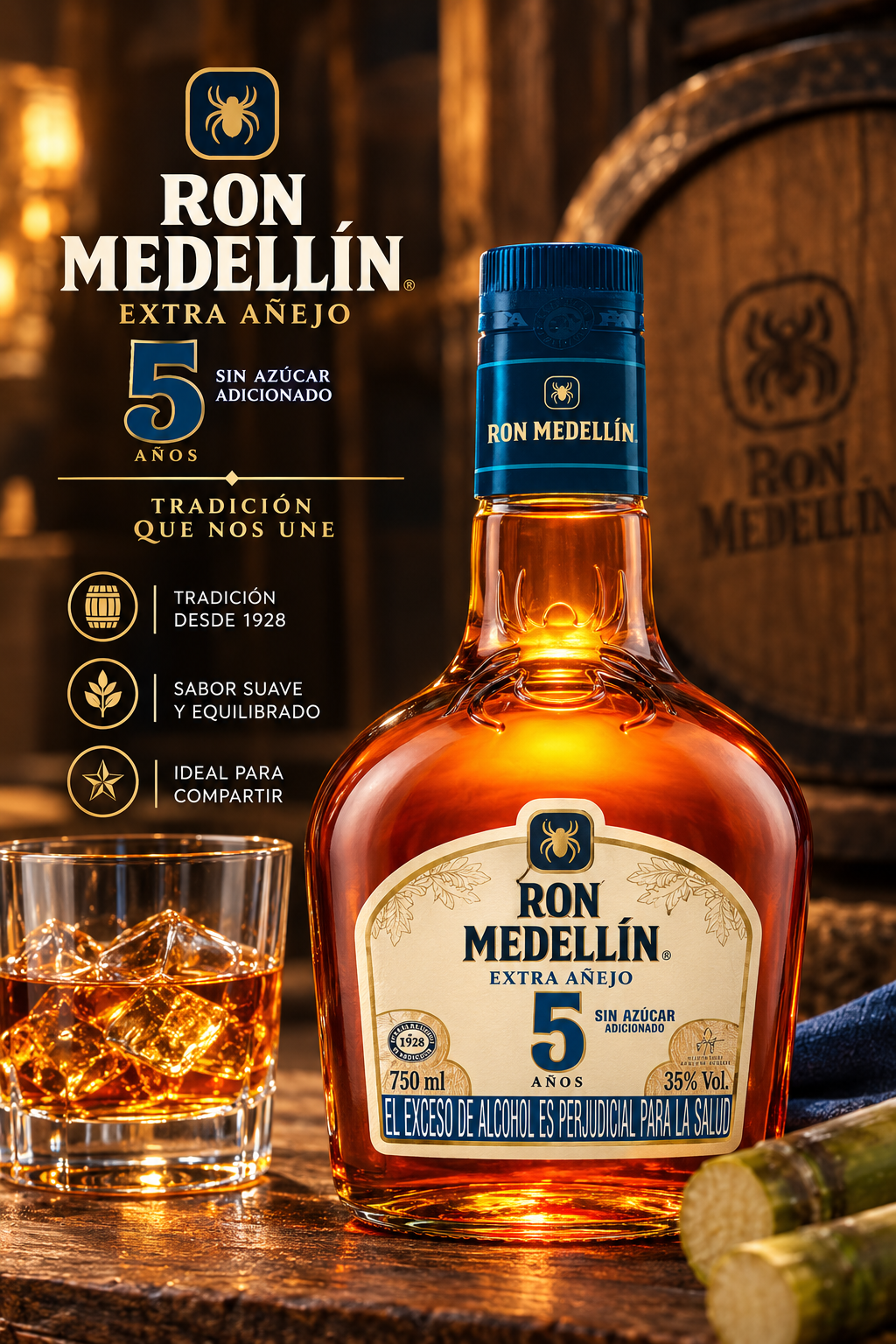 Ron Medellín Añejo 5 Años